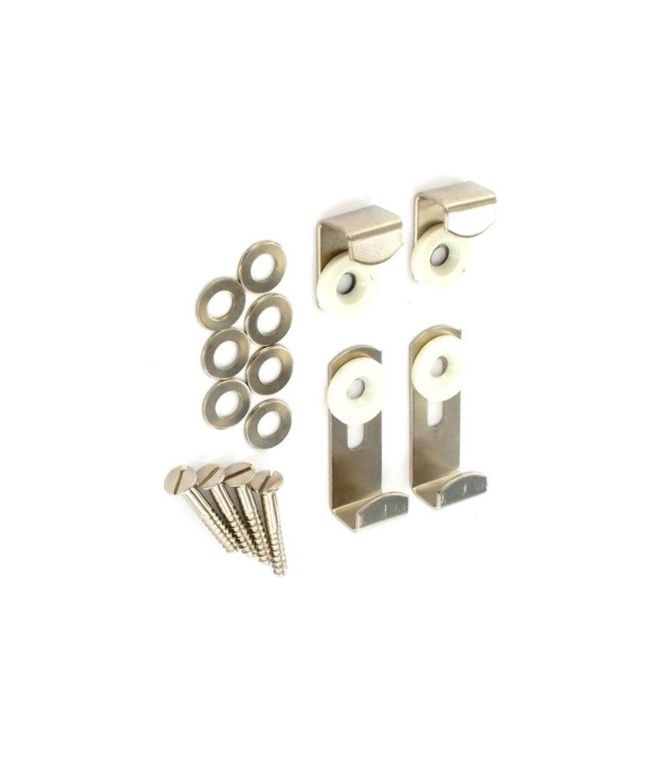 Mirror Brackets Set Nickel