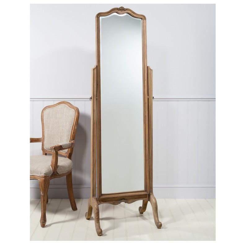 Chic Weathered Cheval Floor Mirror 5055299492031