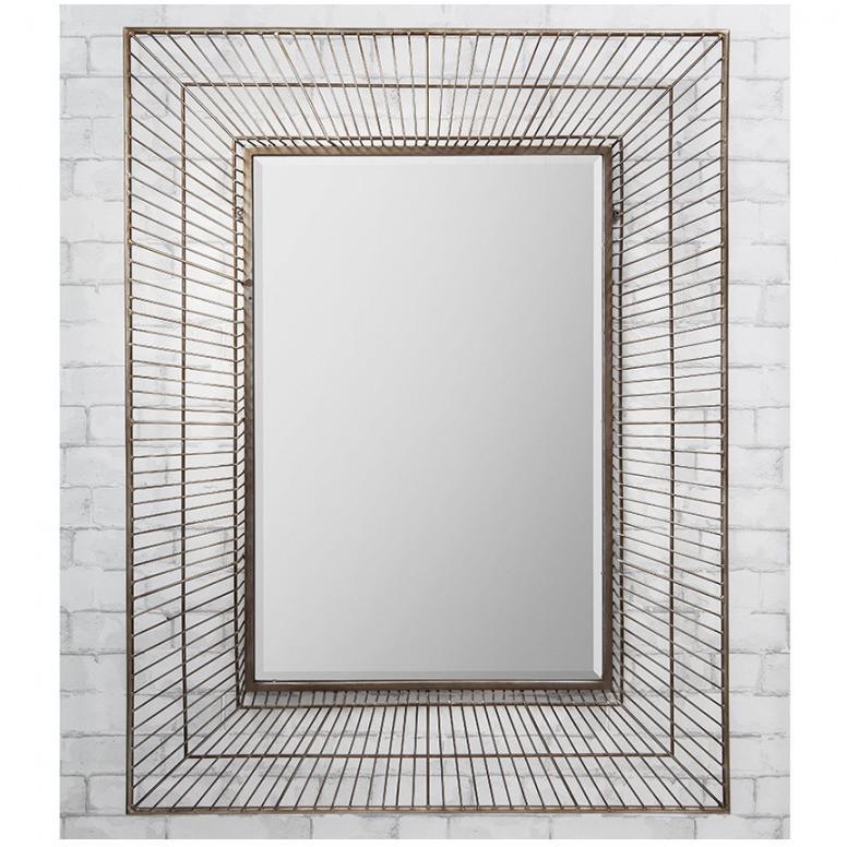 Olden Gold Lines Dimensional Wall Mirror 5055999201315