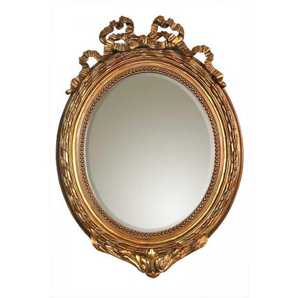 French Ribbon Gold Gilt Leaf Bevelled Mirror CFT845-AG-71-97