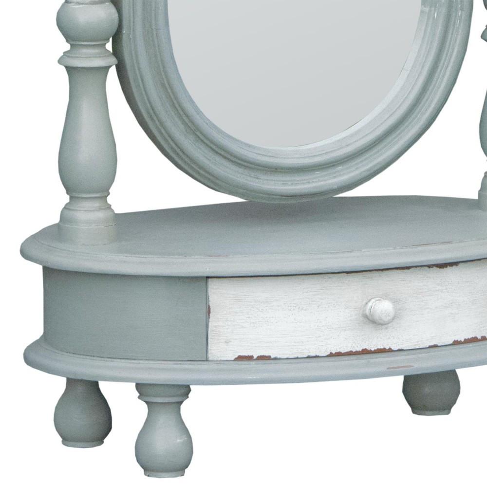 Isabella Blush Cheval Floor Standing Mirror Close Up JS2068-GYWH