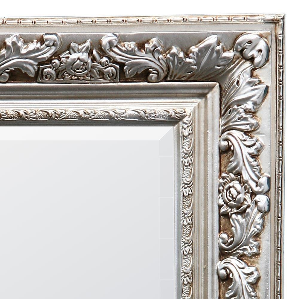 Candance Silver Frame Mirror Close Up MIW-008-SL