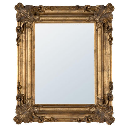 Edward Antique Gold Foliage Detailing Frame Wall Mirror MIW-016-GO