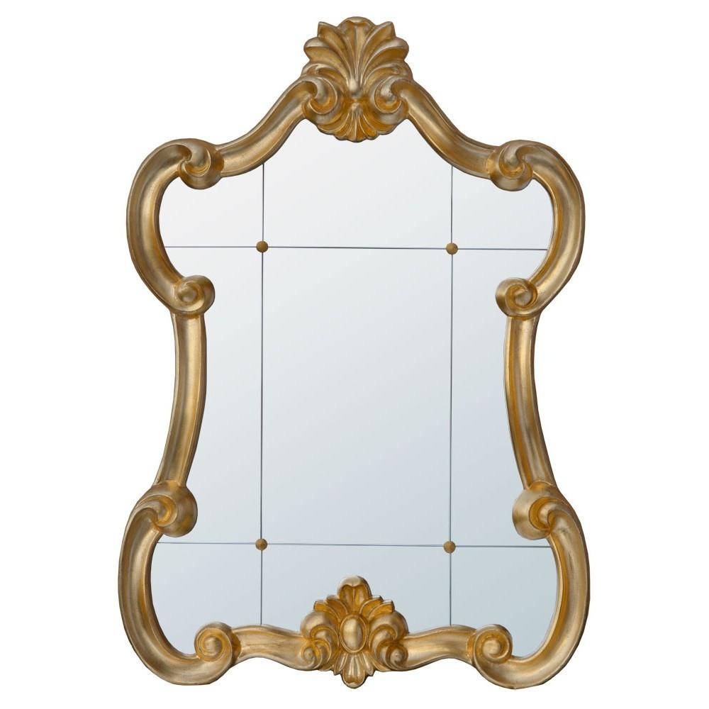 Mireille Distressed Gold Portrait Mirror MIW-020-GO