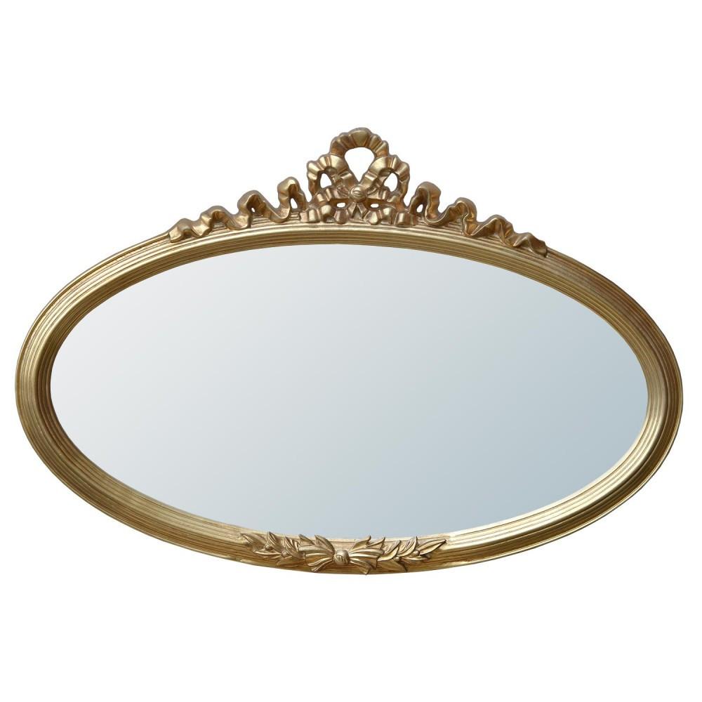 Landscape Overmantle Oval Gold Ribbon Mirror MIW-046-GO