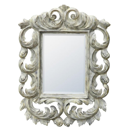 Rustic Baroque Bevelled Portrait Wall Mirror PM6201L-RU-90-120