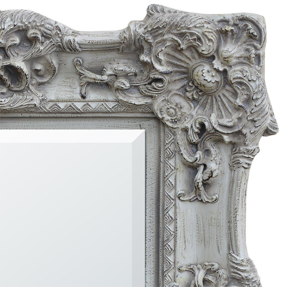 Boudoir Provence Antique Grey Mirror Close Up TFM009-AW