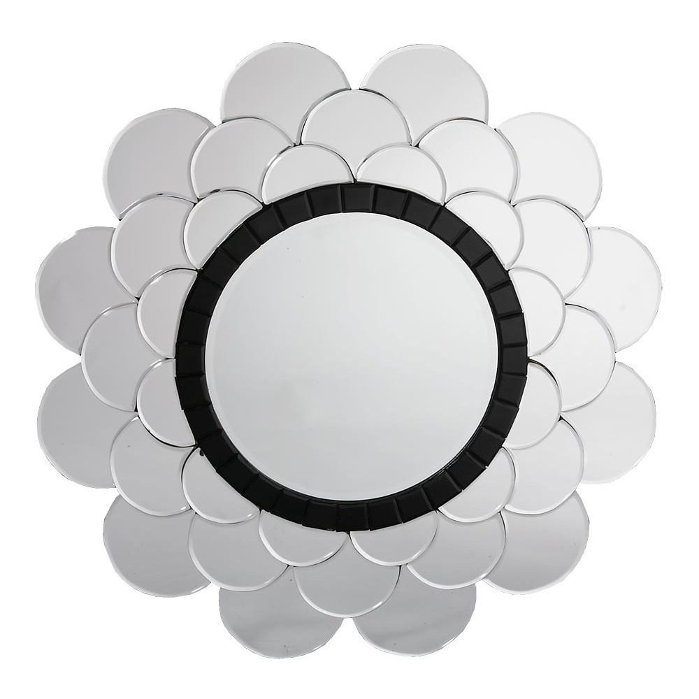 Contemporary Sunburst Cloud Venetian Mirror VEN-M-7725